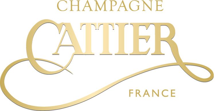 Champagne CATTIER Logo in Gold